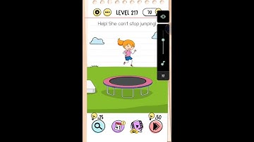 Brain Test Level 217 help she can