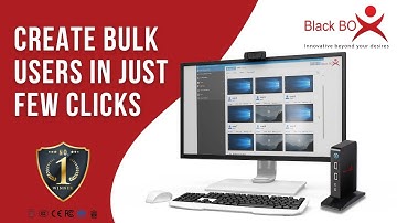 Effortless User Management: Rapidly Create Bulk Users with BlackBox vMatrix