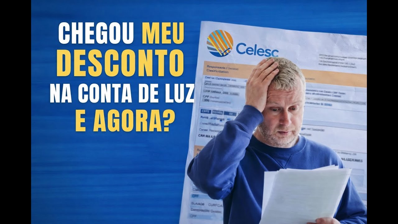 Chegou meu desconto na conta de luz… e agora?