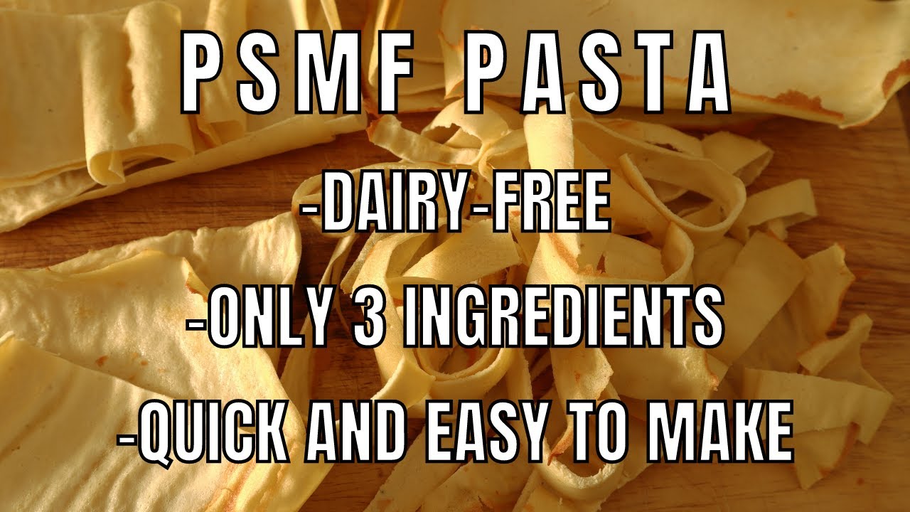 PSMF PASTA! (KETOGENIC WOMAN) Dairy-free, 3 ingredients!! Protein sparing pasta!