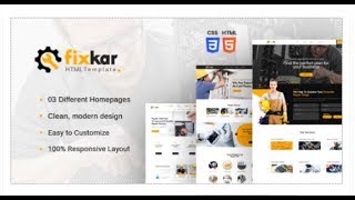 Fixkar - Html Template For Services And Repairing Business Themeforest Templates
