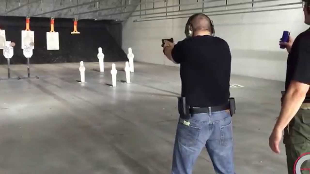 Pistol class demo - indoor steel shooting!