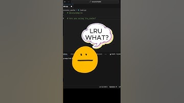 Are you using lru_cache? #python #codingtips #coding