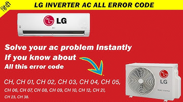 Know your Lg Ac Problem with this inbult Error Code | and Troubleshoot instantly