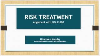 ISO 31000: RISK TREATMENT OPTIONS