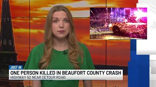 VIDEO: Troopers report deadly Beaufort County crash between car and tree
