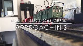 Marklin 3329 & 3366 -German- Approaching