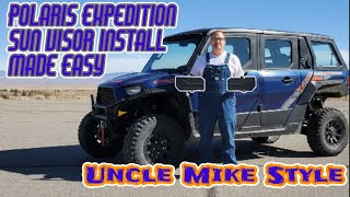Polaris expedition sun visor installation  News