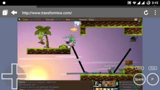 Transformice android via puffin browser