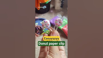 Mini Clay Paper Clips 🧡 | Simple DIY You’ll Love #shorts #DIY #ClayCraft #PaperClipDIY #MiniClayArt