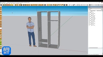 22_Vẽ nhanh từ lệnh OFFSET EDGE trong FACEs kết hợp các lệnh của AFU_HT cho Sketchup