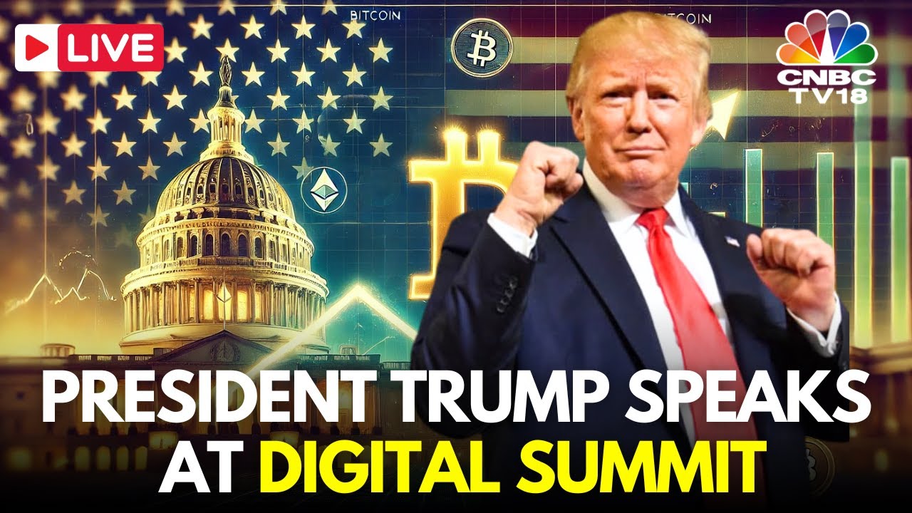 LIVE: President Donald Trump Makes Remarks at the Digital Asset Summit in  New York | Bitcoin | N18G