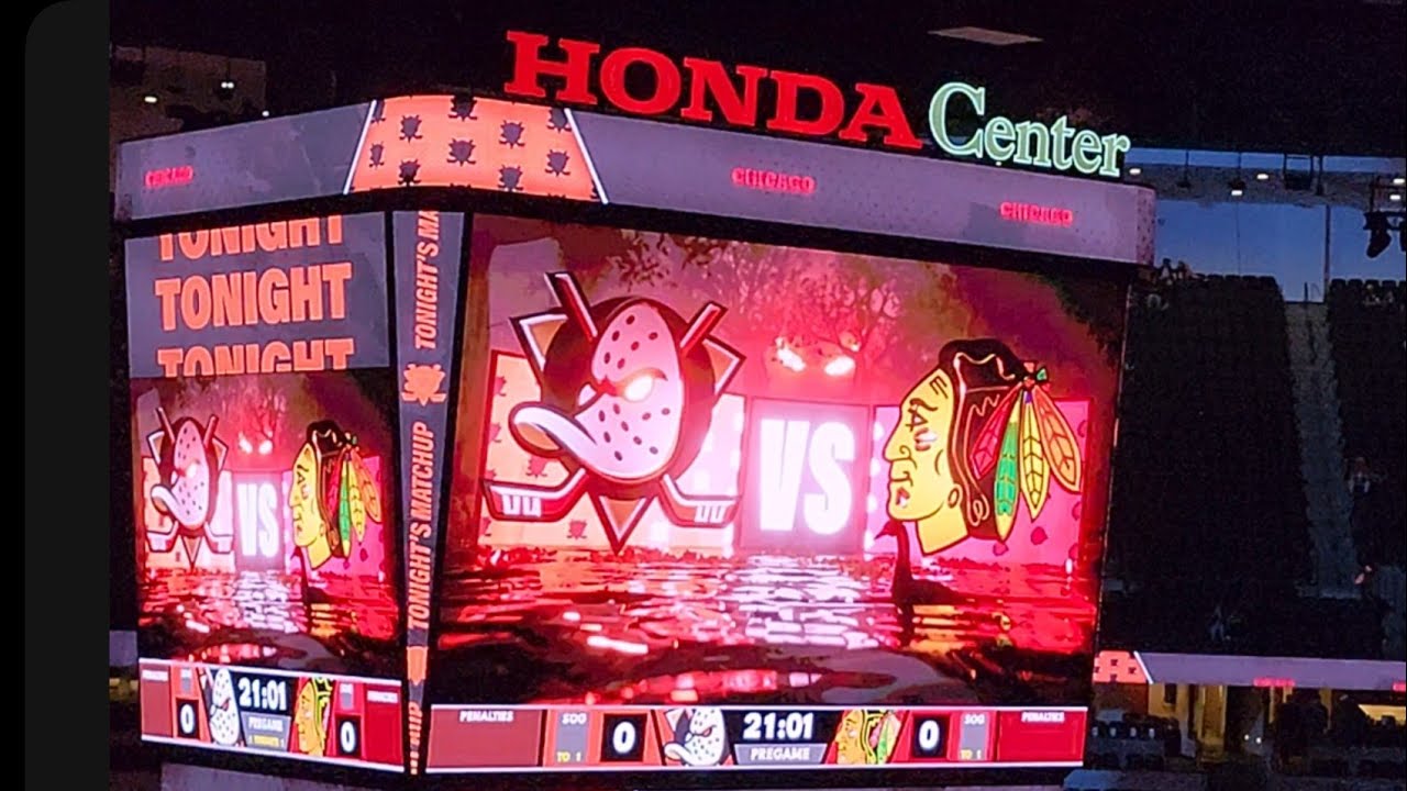 Anaheim Ducks vs. Chicago Blackhawks and the Refs | John Gibson's 500th Game