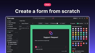 Create a Form From Scratch