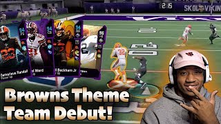 All-Time Cleveland Browns Theme Team Debut! | Madden 20 Ultimate Team Browns Theme Team Ep. 1