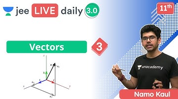 JEE: Vectors L3 | Unacademy JEE | IIT JEE Physics | Namo Kaul