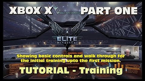 Elite Dangerous, New Starters Tutorial, Part 1, Training