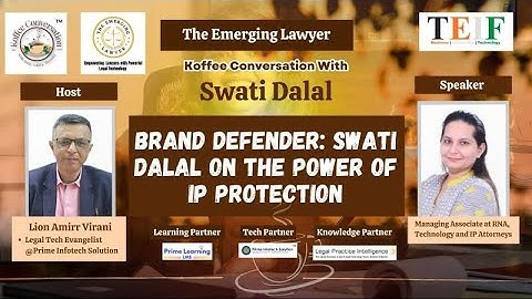 Brand Defender: Swati Dalal on the Power of IP Protection | Koffee Conversation @TEIF