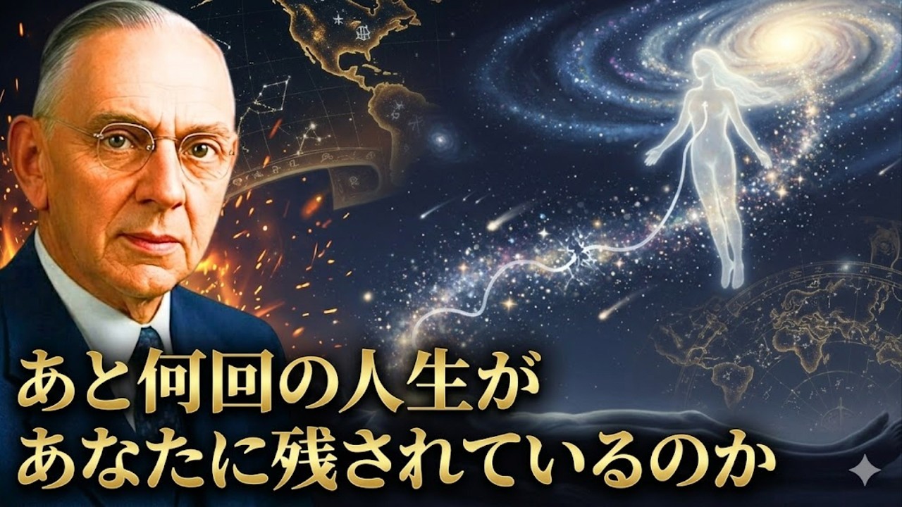 【驚愕】あと何回生まれ変わるのか？ケイシーが明かす魂の転生サイクル【霊界の秘密】【死後の世界】