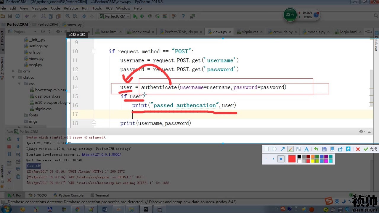 python s3 fullstack day79 02 CRM项目实战 登录页面开发 - YouTube