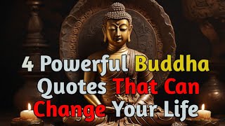 4 Powerful Buddha Quotes That Can Change Your Life | Buddhism In English | Buddhist  #buddha