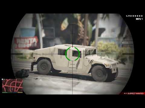 GTA 5 - Vagos Bar Shootout + Six Star Escape