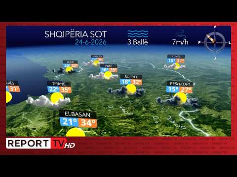 Temperatura të larta, reshje shiu dhe shtrëngata në zonat malore, parashikimi i motit sot