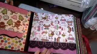 Christmas 8x8 mini album