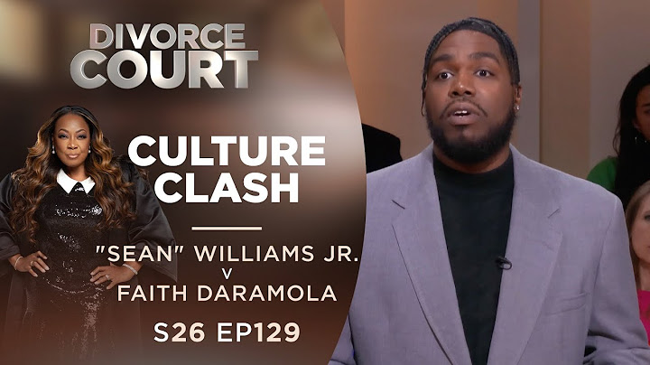 Culture Clash: "Sean" Williams Jr. v Faith Daramola - Season 26 Ep 129