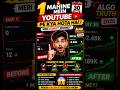 🔥 1 Mahine Mein YouTube Pe Kya Hota Hai? — Meri Honest Journey! AlgoTruth 2026 #shorts