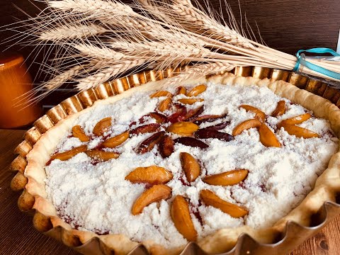 Сливовый пирог🥧/Песочный пирог со сливами ☕