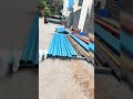 GI pipe fiting and welding work and penting to pipe