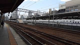JR東海 N700系S 回送列車 名古屋駅発車 JR Central Shinkansen Deadhead Train Departure