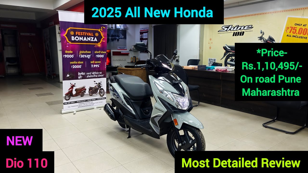 2025 All New Honda | Updated Dio 110 🔥 | Most Detailed Review 😊
