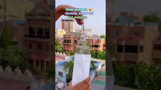 Beautiful silver keychain with 50% discount on instant order #silvercollection #youtubeshorts #diy