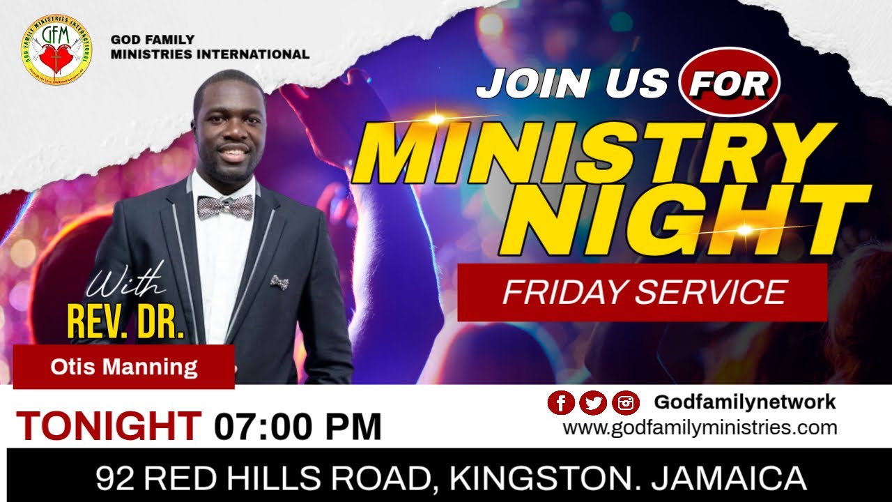 GFMI FRIDAY MINISTRY NIGHT SERVICE | REV. DR.OTIS MANNING |  JANUARY 9, 2026