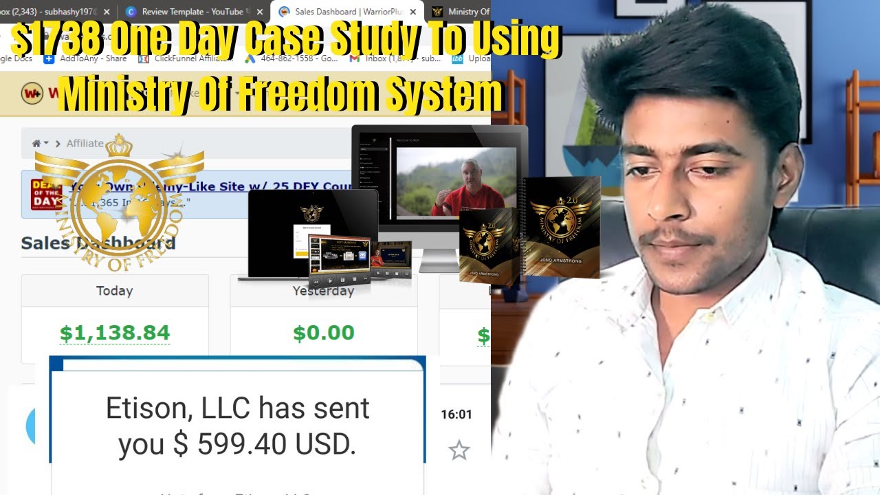 $1738 One Day Case Study To Using Ministry Of Freedom System🎁