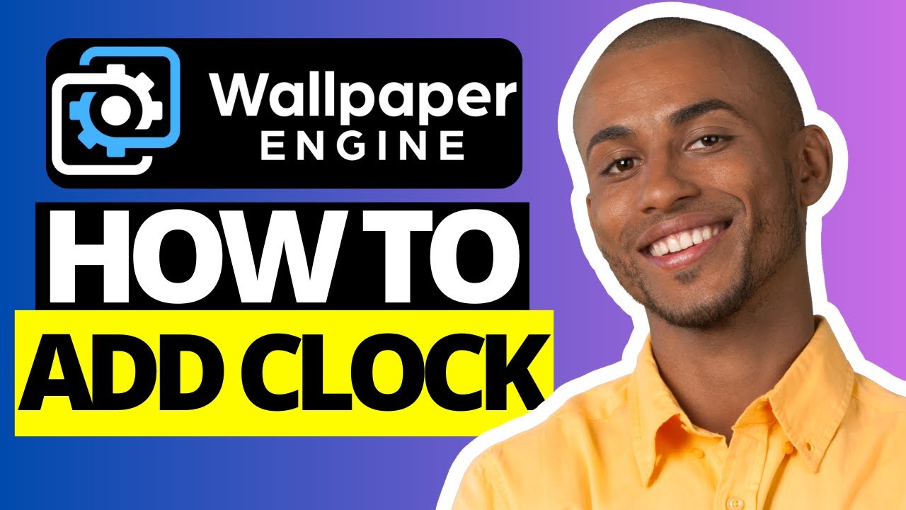 How To Add Clock To Wallpaper Engine YouTube