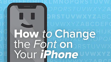 How do I change the font style on my iPhone?