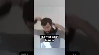 Tie a balanced winter scarf