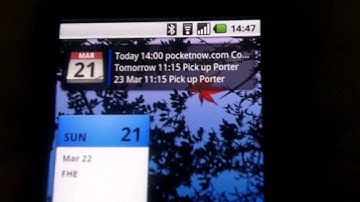 Overview of the Android Calendar App and a couple Calendar Widgets