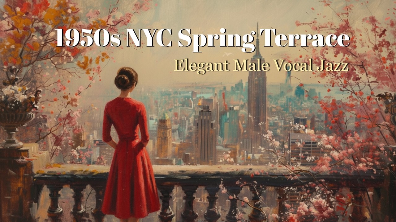[Luxury Hotel Jazz] Vintage 1950s Aesthetic | New York Spring Jazz & Romance