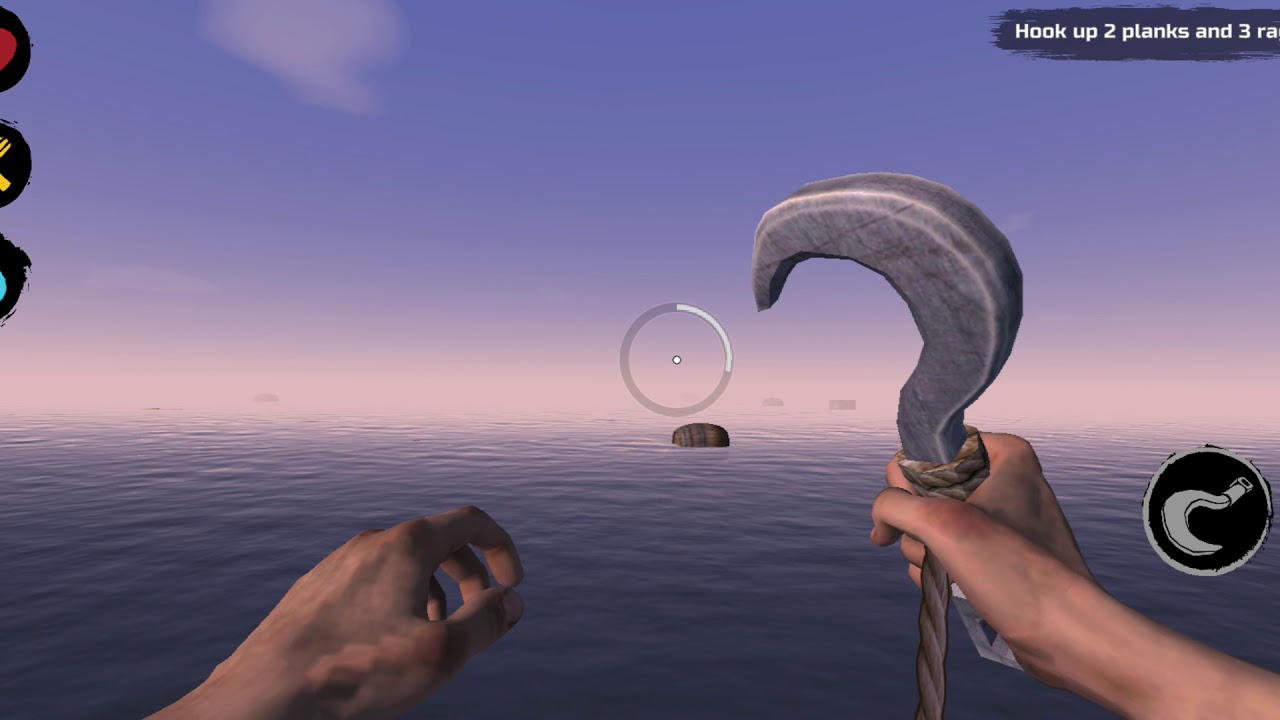 I survived in a raft! 