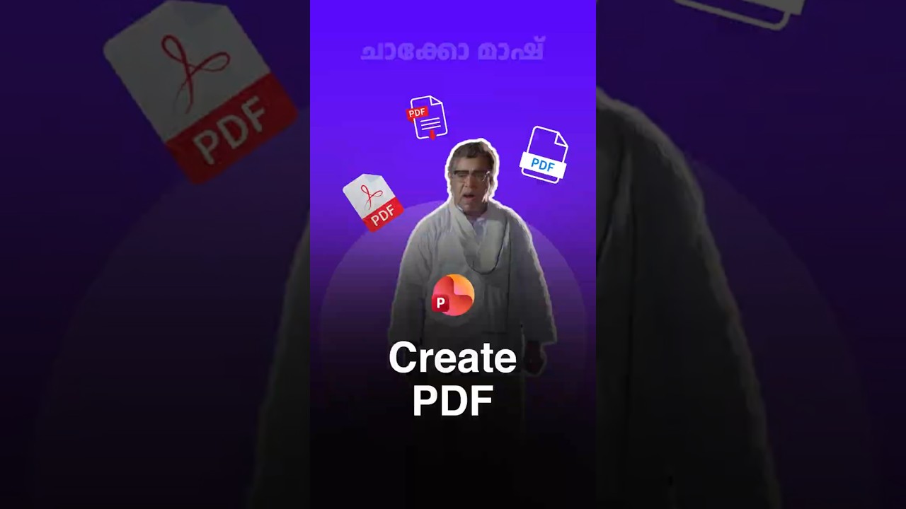 Create PDF in PowerPoint - Chacko mash tutorial