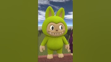 Multiple Labubu Kicking in Maze #shorts #funny #labubu #gmod #garrysmod #nextbots
