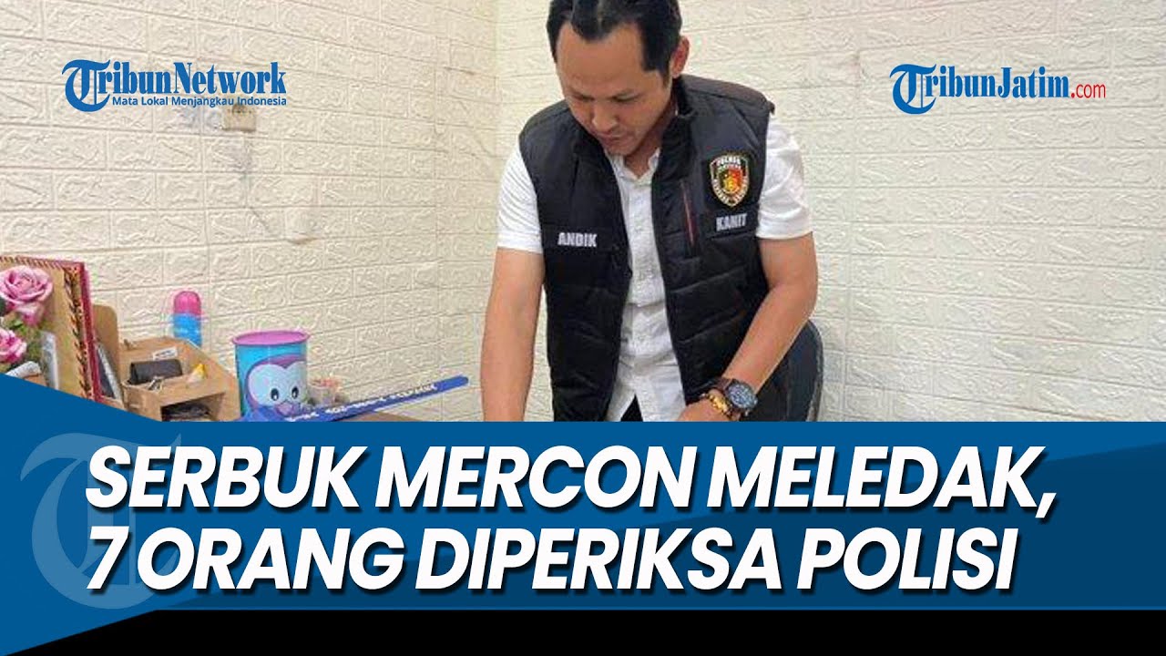 DIPERIKSA POLISI, 7 Orang Terkait Ledakan Serbuk Mercon di Ponorogo