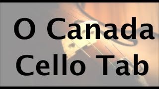 Learn O Canada on Cello - How to Play Tutorial