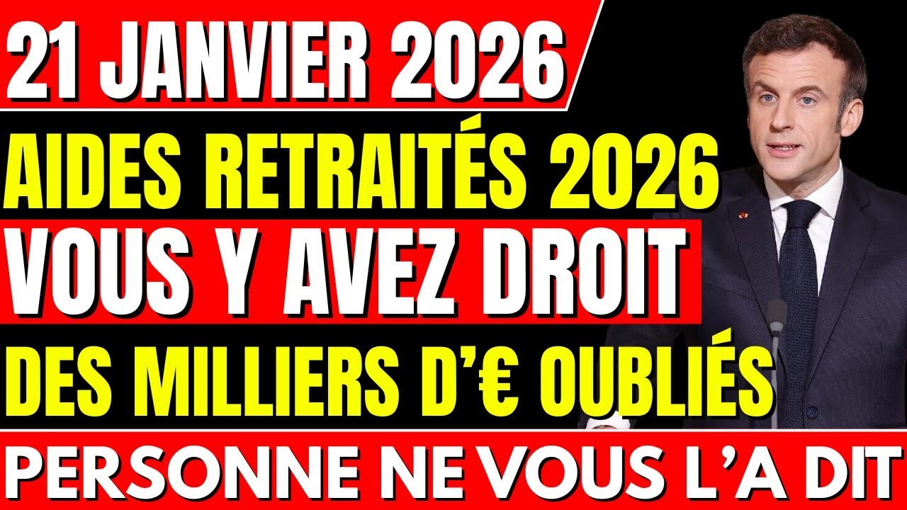 Aides Retraités 2026 : Ces Allocations Cachées Que L’État Ne Vous Explique Jamais