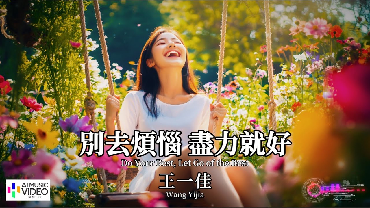 【高清MV】王一佳 - 別去煩惱 盡力就好【Pinyin + Eng Sub | AI音樂視頻 | 繁體拼音英文動態字幕】Wang Yijia ...