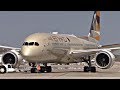 Etihad 787-9 Pushback & Takeoff from Athens & Emirates 777-300! | Plane Spotting Close Views